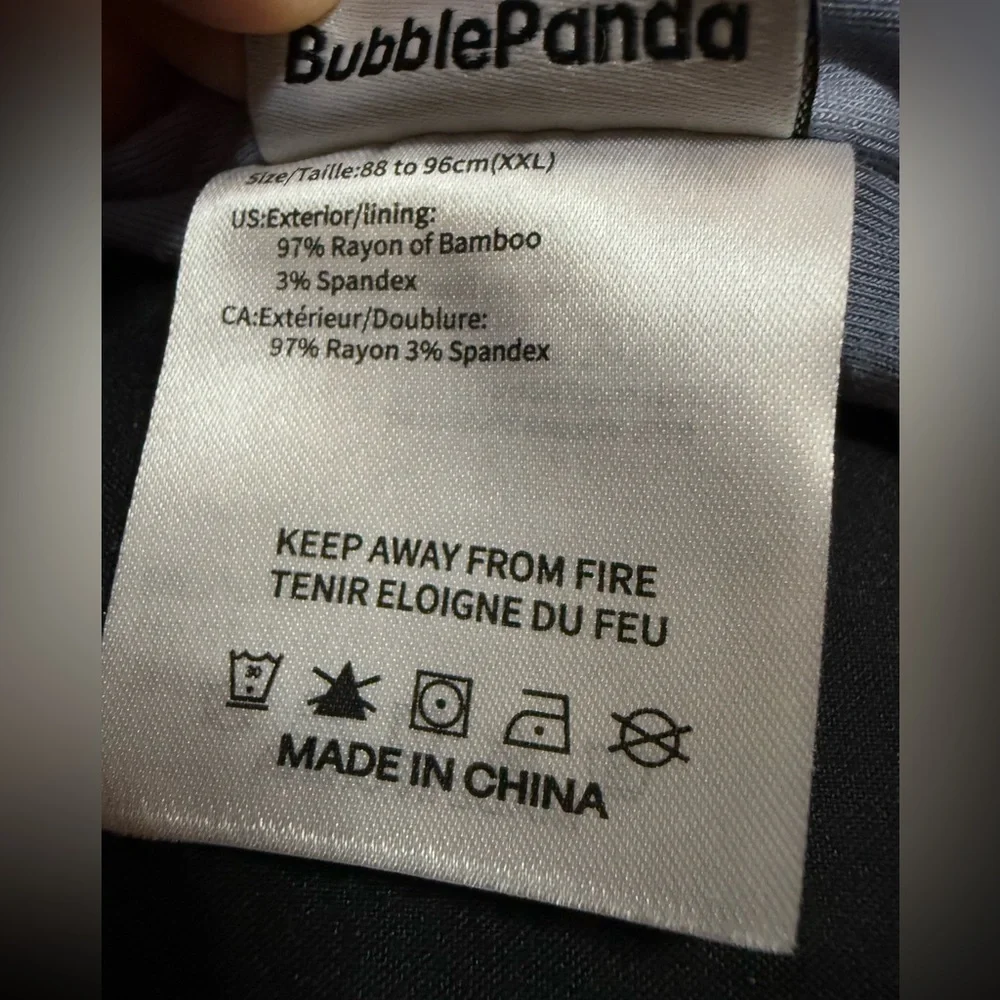 BubblePanda Bamboo‎ Rayon Sleep Sack – Size XXL (24-36 months) 🐼